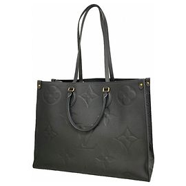 Borsa Tote Louis Vuitton Monogram Empreinte OnTheGo GM Nero