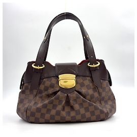 Bolsa Louis Vuitton Sistina PM Damier Marrom