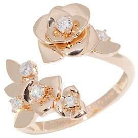 Piaget K18PG Diamond Ring Metallic