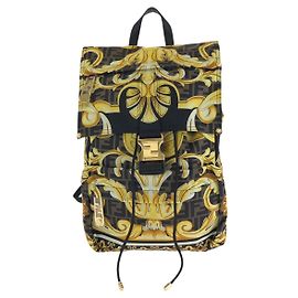 Fendi Nylon Backpack Black