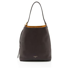 Sac Hobo Louis Vuitton en cuir de veau Low Key MM Marron