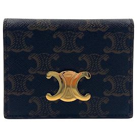 Céline Tarjetero de piel y PVC Triomphe Celine Castaño