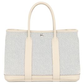 Hermès Hermes Garden TPM Tote Bag Blue Cream