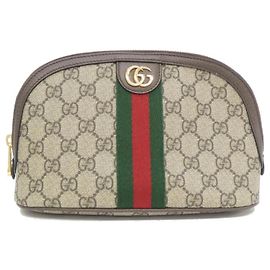 Pochette Gucci Ophidia Marrone Beige