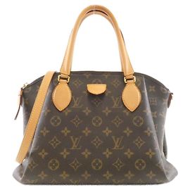 Bolsa Louis Vuitton Monogram Rivoli PM M44543 Marrom