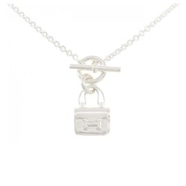 Hermès Hermes Amulette Constance Halskette Silber