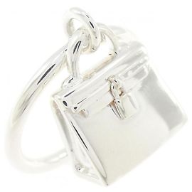 Hermès Hermes Amulette Birkin Ring in Silver 925 Silvery