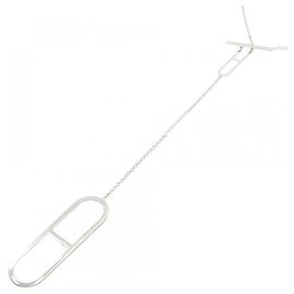 Collana Hermès Ever Chaine d'Ancre Argento