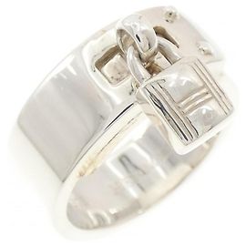 Hermès Hermes Kelly Ring in Silver 925 Silvery