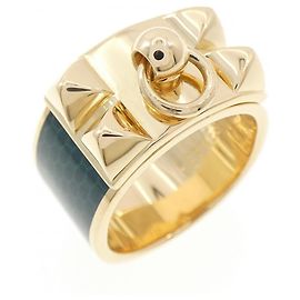 Hermes Hermès Anello Collier de Chien D'oro