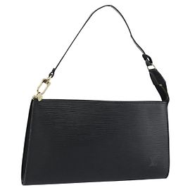 Louis Vuitton Pochette Accessoires Epi Medium Noir