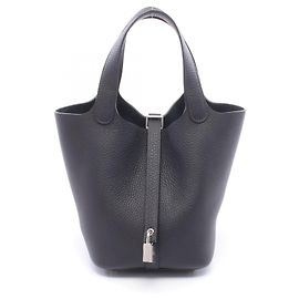 Hermès Borsa Hermes Picotin Lock PM Caban Blu navy