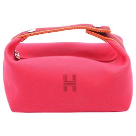 Hermès Hermes Bride à Brac PM Handbag Pink Orange Dark red