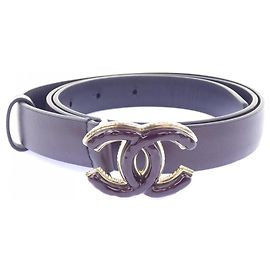 Ceinture standard marron Chanel Marron