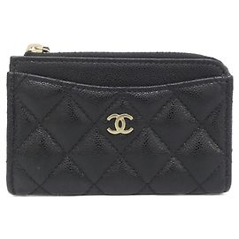 Kartenetui Chanel Timeless Classic Line AP3179 Schwarz