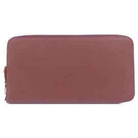 Hermès Hermes GRAND FIL D'ARGENT Silk Wallet Red