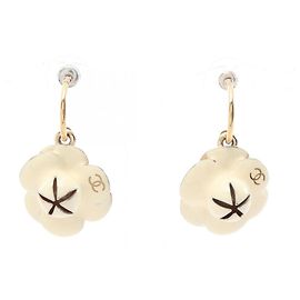Orecchini Chanel Camellia Swing D'oro Crudo