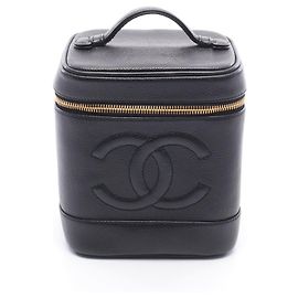 Chanel Coco Mark Handbag Black