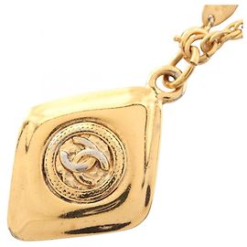 Collar Chanel Coco Mark Diamond Dorado