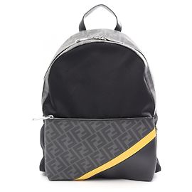 Sac à dos/Sac à main Fendi Diagonal Marron Noir Jaune