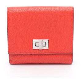 Portafoglio bi-fold Fendi Peekaboo Rosso