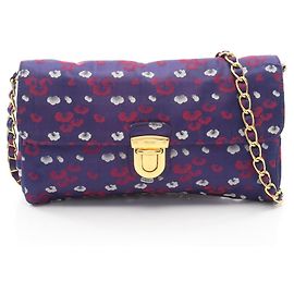 Bolsa de ombro em nylon Prada Branco Vermelho Azul marinho
