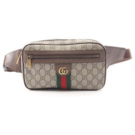 Sac ceinture Ophidia GG Gucci Marron Multicolore Beige