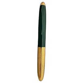Stylo Roller Louis Vuitton Vert et Or Doré Vert