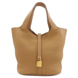 Hermès Borsa Hermes Picotin Lock MM Marrone