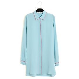 Etro Seidenbluse Türkis Blau