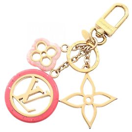 Accessoire Charm Portefeuille Louis Vuitton Color Line Rose Doré