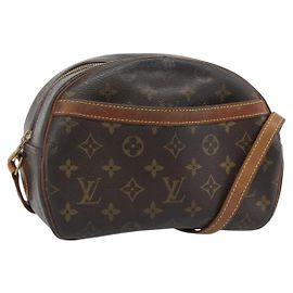 LOUIS VUITTON Bolsa de Ombro Monogram Blois M51221 LV Auth BA13921 Monograma