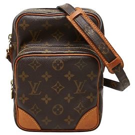 Borsa a tracolla Louis Vuitton Monogram Amazon Marrone
