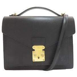 Louis Vuitton M40783 Monceau Handbag Black
