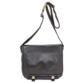 Borsa a tracolla lunga Prada in agnello Nero