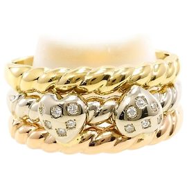 Autre Marque 18K Goldring mit Diamant Golden
