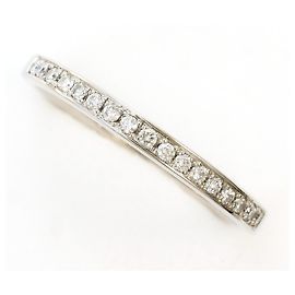 Autre Marque Platinum Diamond Band Ring Other