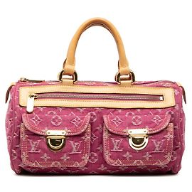 Bolsa Louis Vuitton Monogram Denim Neo Speedy Rosa