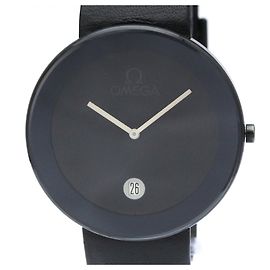 OMEGA Art Collection Ceramic Leather Quartz Mens Watch Other