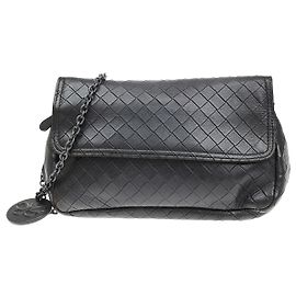 Bottega Veneta Mini bolsa transversal de couro com corrente expansível Marrom