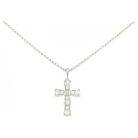 Bulgari Collier Cross Small Bvlgari Doré