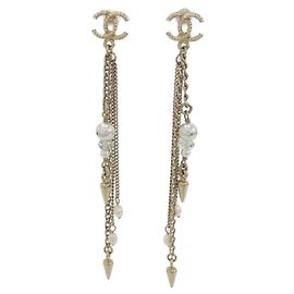 Boucles d'oreilles Chanel 99408 Blanc Bleu