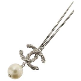 Colar Chanel 63047 Branco
