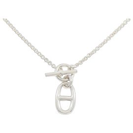 Collana Hermès Hermès Chaine d'Ancre Argento
