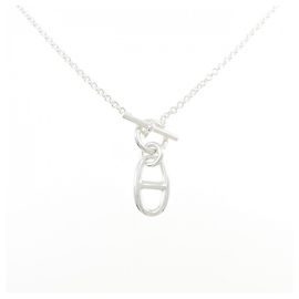 Collana Hermès Hermès Chaine d'Ancre Argento