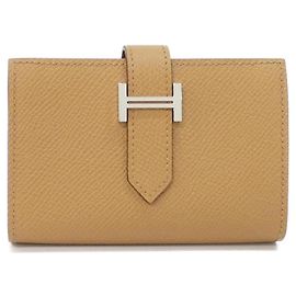 Hermès Hermes Bearn Mini Wallet Brown Other