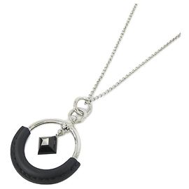 Hermès Collar Hermes Loop Medor PM Negro Plata