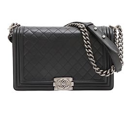 Chanel Boy Flap Quilted Lambskin Large Black