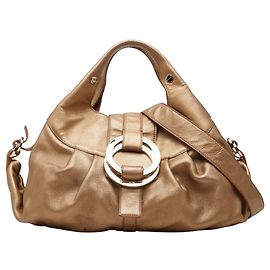 Bulgari Bolsa de mão com fivela Bvlgari Chandra Ring Dourado