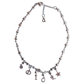 Dior Pulsera Diorama Metal Plateado Estrellas Plata Otro